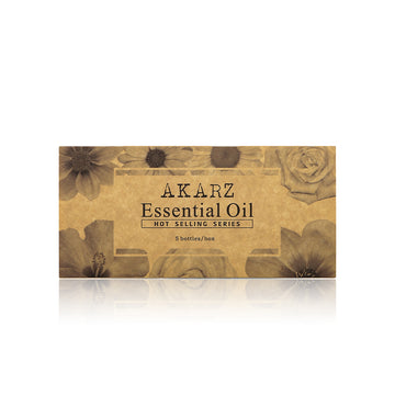 AKARZ Hots Serie 5 Vanilla,Vetiver,Jasmine,Rose ,Musk Essential Oil 10ml*5